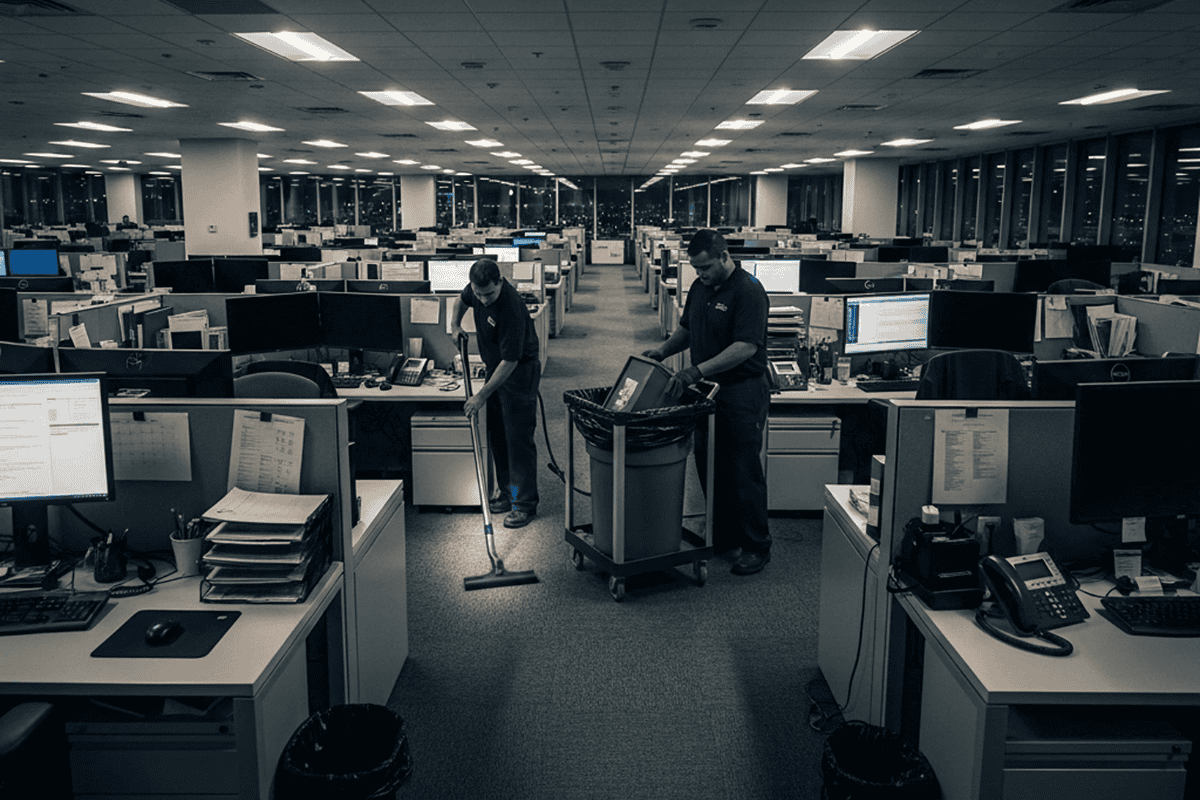how often should a commercial office be cleaned